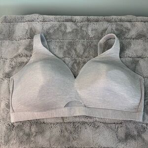 Cacique Lane Bryant Lightly Lined No Wire Bra RN #118641 44DDD Gray